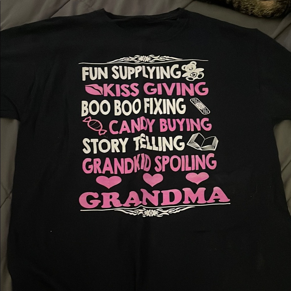 Black and Pink Grandma Shirt